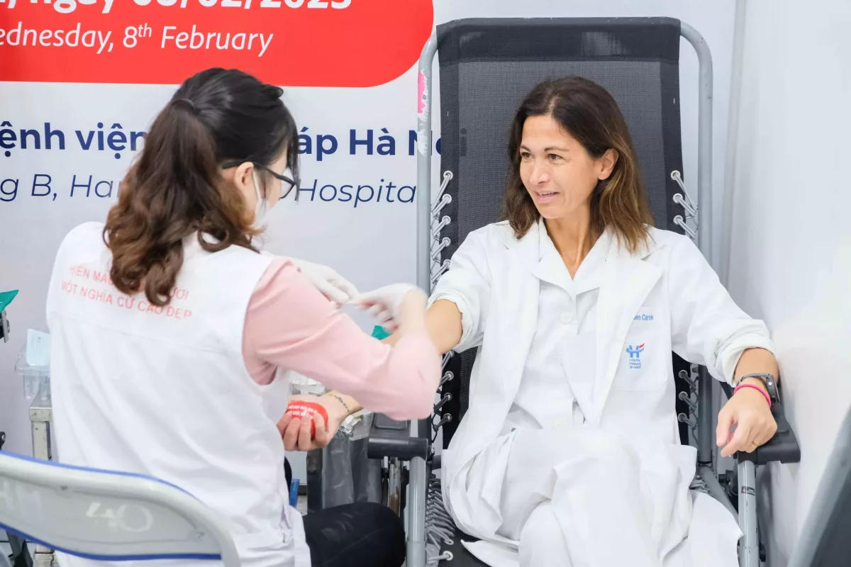 Bệnh Viện Việt Pháp Hà Nội Tổ Chức Ngày Hội Hiến Máu Nhân Đạo 2023 – “Giọt Máu Hồng Vì Cộng Đồng”