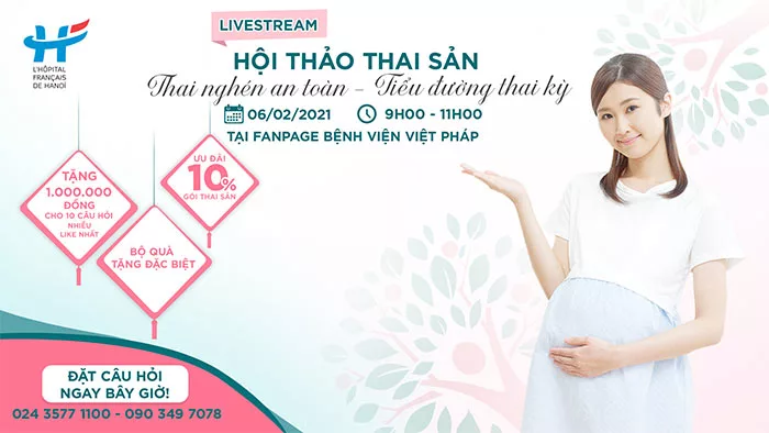 Hội thảo thai sản trực tuyến: An tâm chào đón bé Nghé Vàng