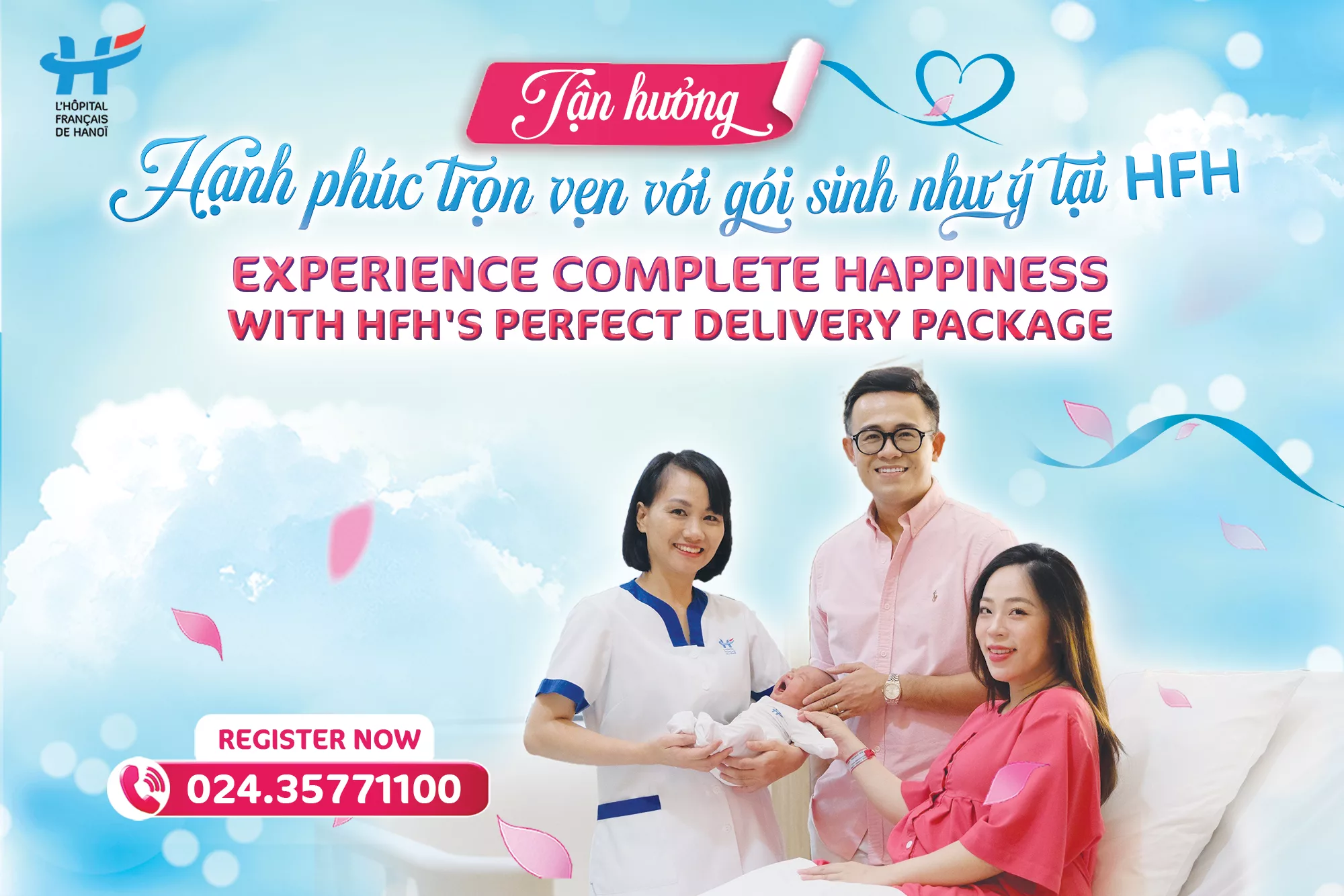 TẬN HƯỞNG HẠNH PHÚC TRỌN VẸN VỚI GÓI SINH NHƯ Ý TẠI HFH