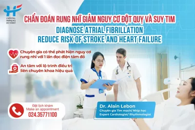 ĐIỀU TRỊ RUNG NHĨ - GIẢM NGUY CƠ ĐỘT QUỴ, SUY TIM