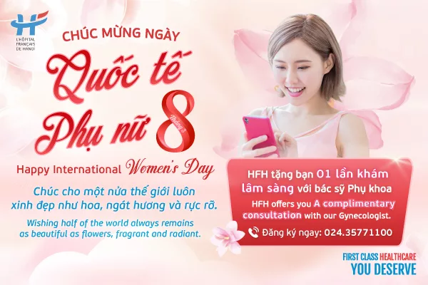 Happy International Women’s day March 8, HFH offers you a special gift