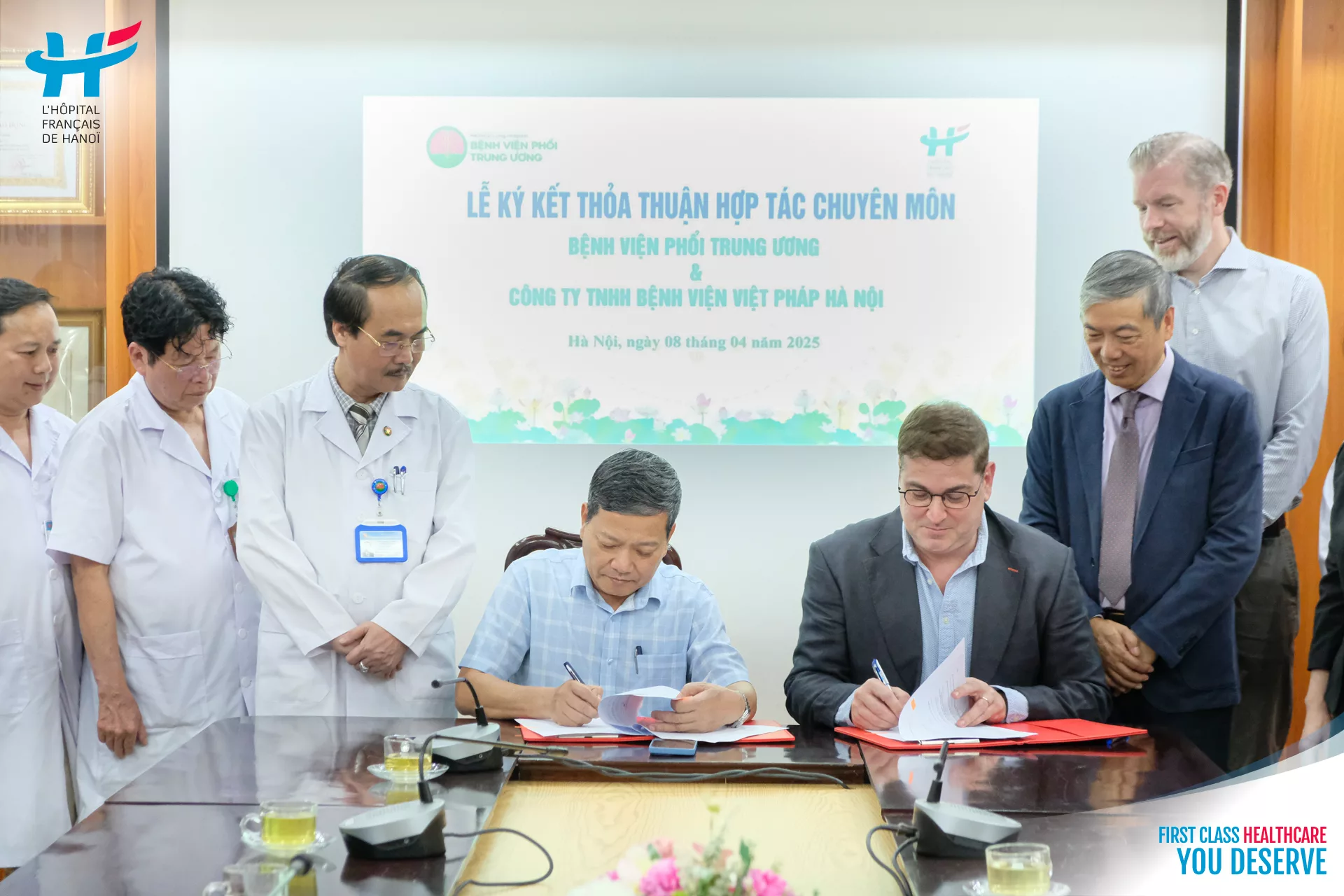 BỆNH VIỆN VIỆT PHÁP HÀ NỘI KÝ KẾT HỢP TÁC CHUYÊN MÔN TOÀN DIỆN VỚI BỆNH VIỆN PHỔI TRUNG ƯƠNG