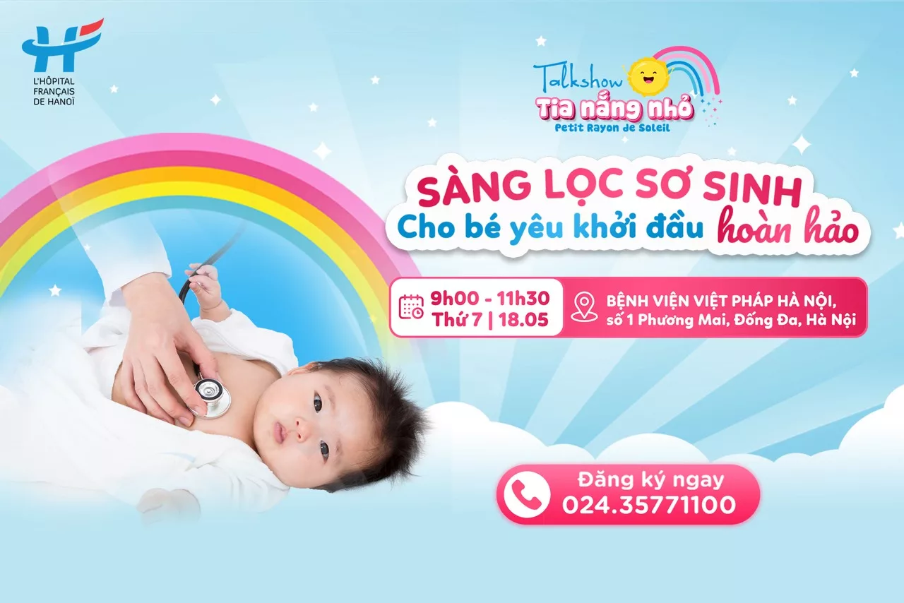 SÀNG LỌC SƠ SINH &#8211; CHO BÉ YÊU KHỞI ĐẦU HOÀN HẢO