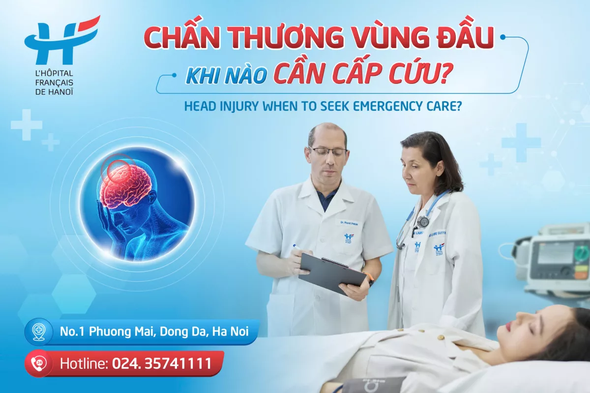 CHẤN THƯƠNG VÙNG ĐẦU – KHI NÀO CẦN CẤP CỨU?