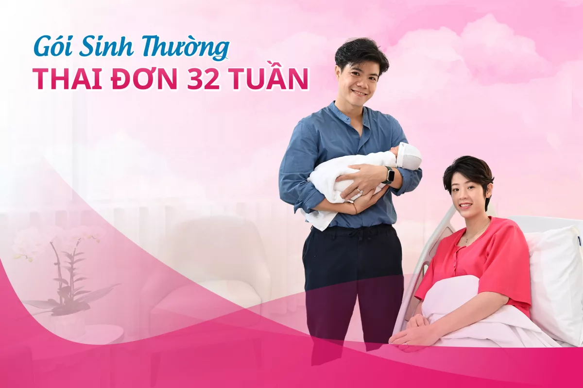 Gói sinh thường: Thai đơn – 32 tuần