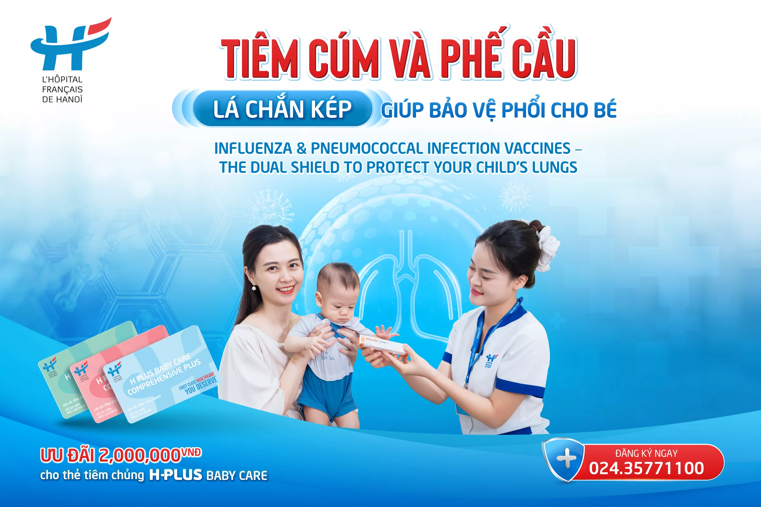 INFLUENZA &amp; PNEUMOCOCCAL INFECTION VACCINES – THE DUAL SHIELD TO PROTECT YOUR CHILD’S LUNGS