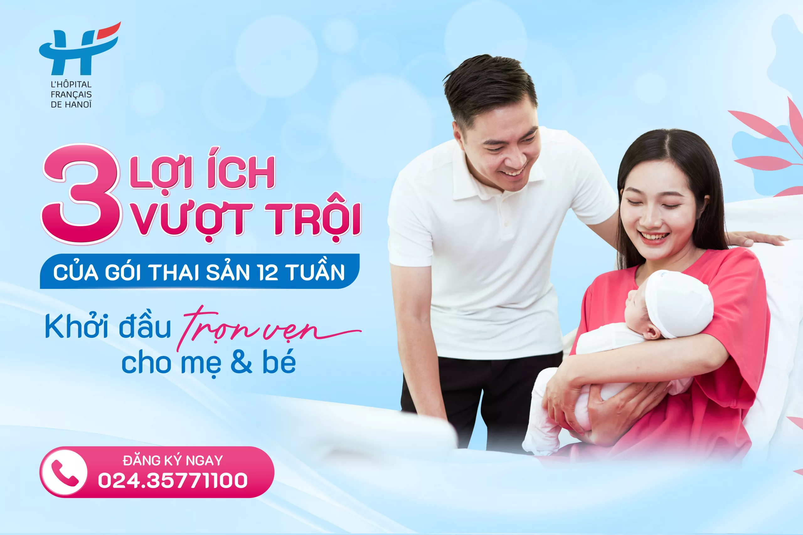 3 LỢI ÍCH VƯỢT TRỘI CỦA GÓI THAI SẢN 12 TUẦN – KHỞI ĐẦU TRỌN VẸN CHO HÀNH TRÌNH LÀM MẸ