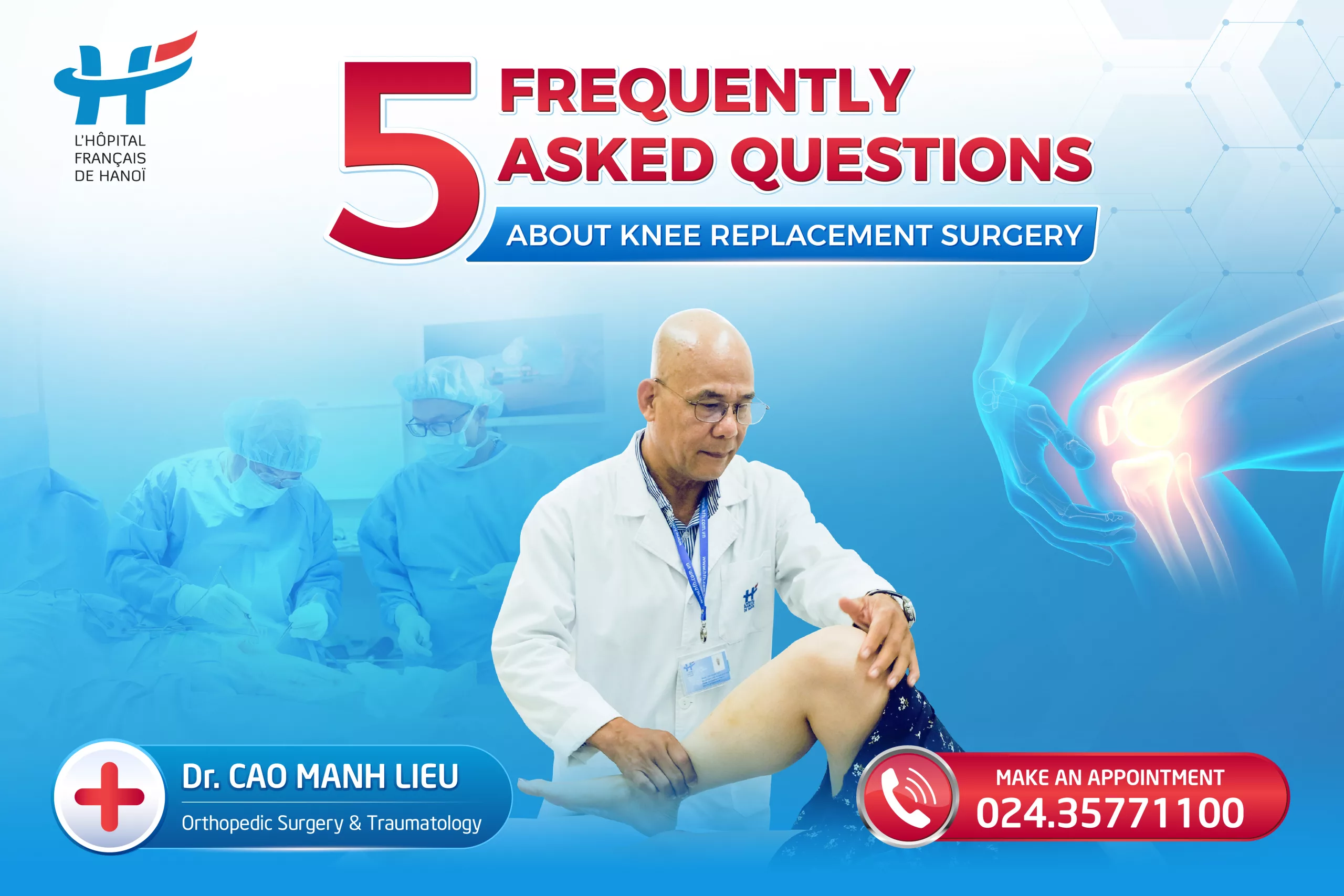 5 Frequently Asked Questions About Knee Replacement Surgery