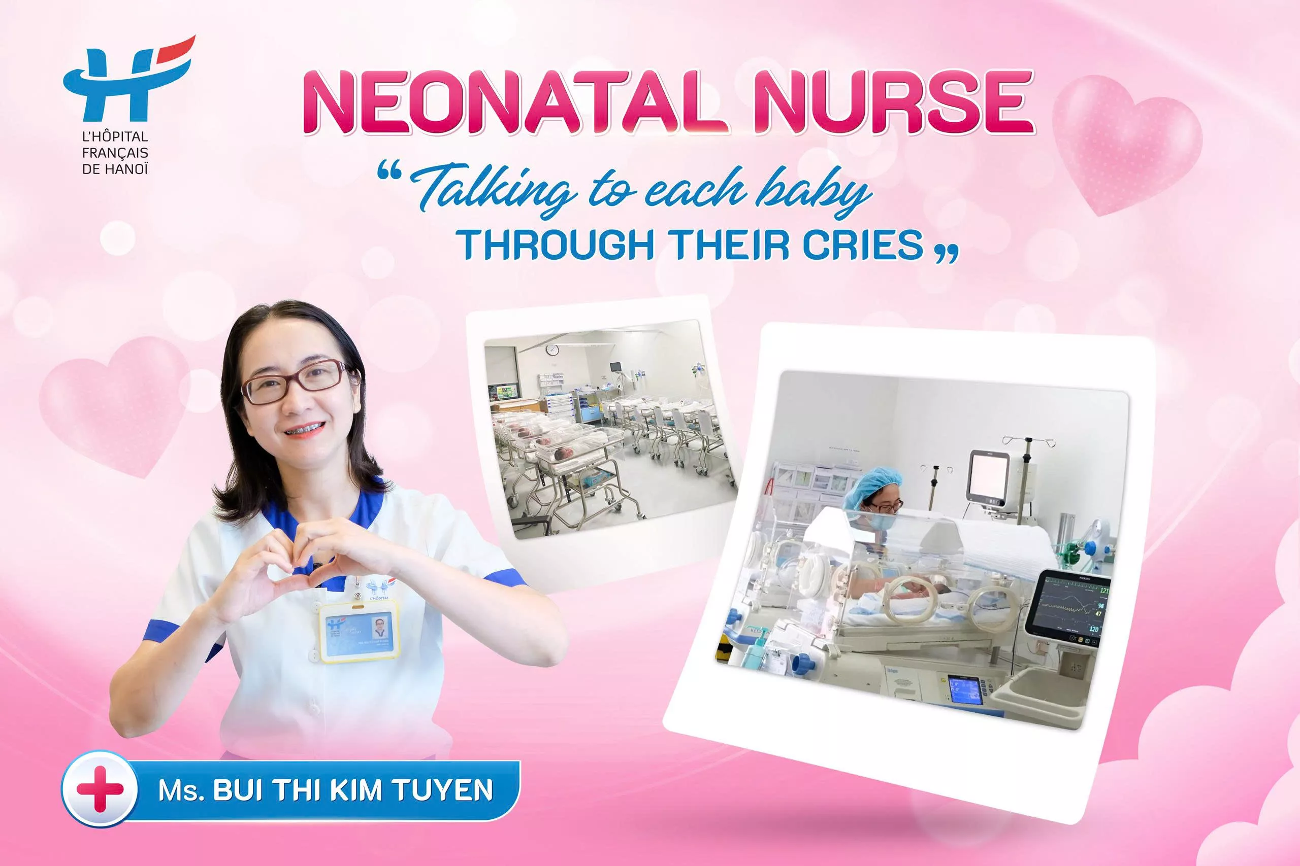 NEONATAL NURSE – TALKING TO EACH BABY THROUGH THEIR CRIES