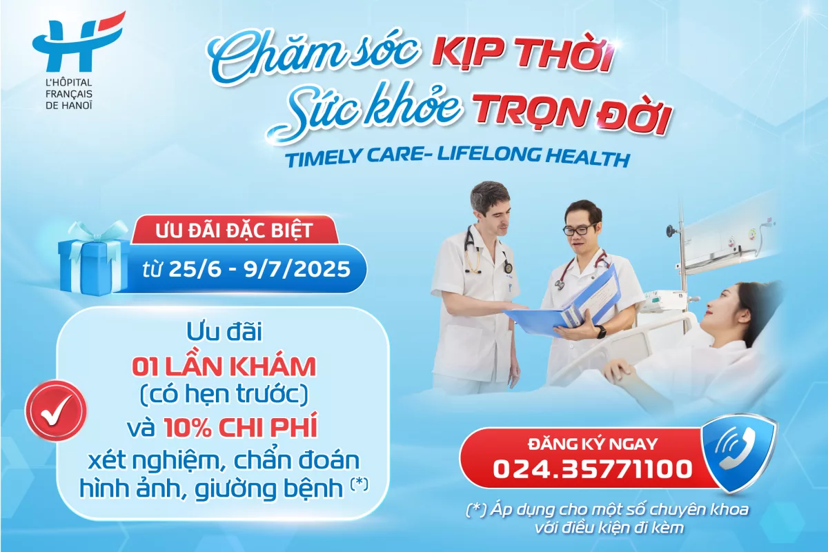 CHĂM SÓC KỊP THỜI - SỨC KHỎE TRỌN ĐỜI