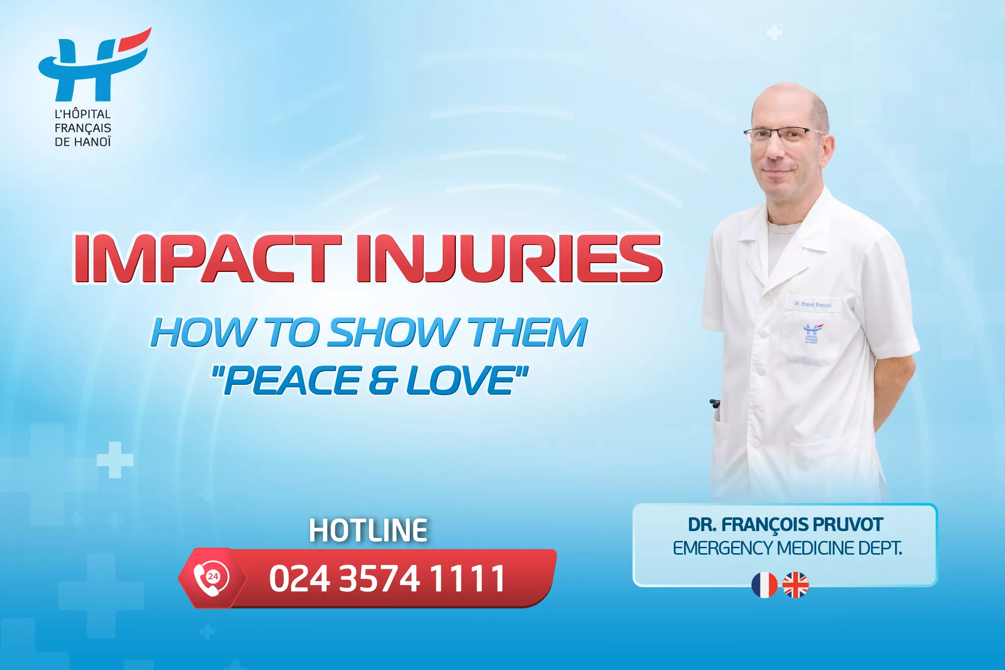 IMPACT INJURIES: HOW TO SHOW THEM &#8220;PEACE &amp; LOVE&#8221;