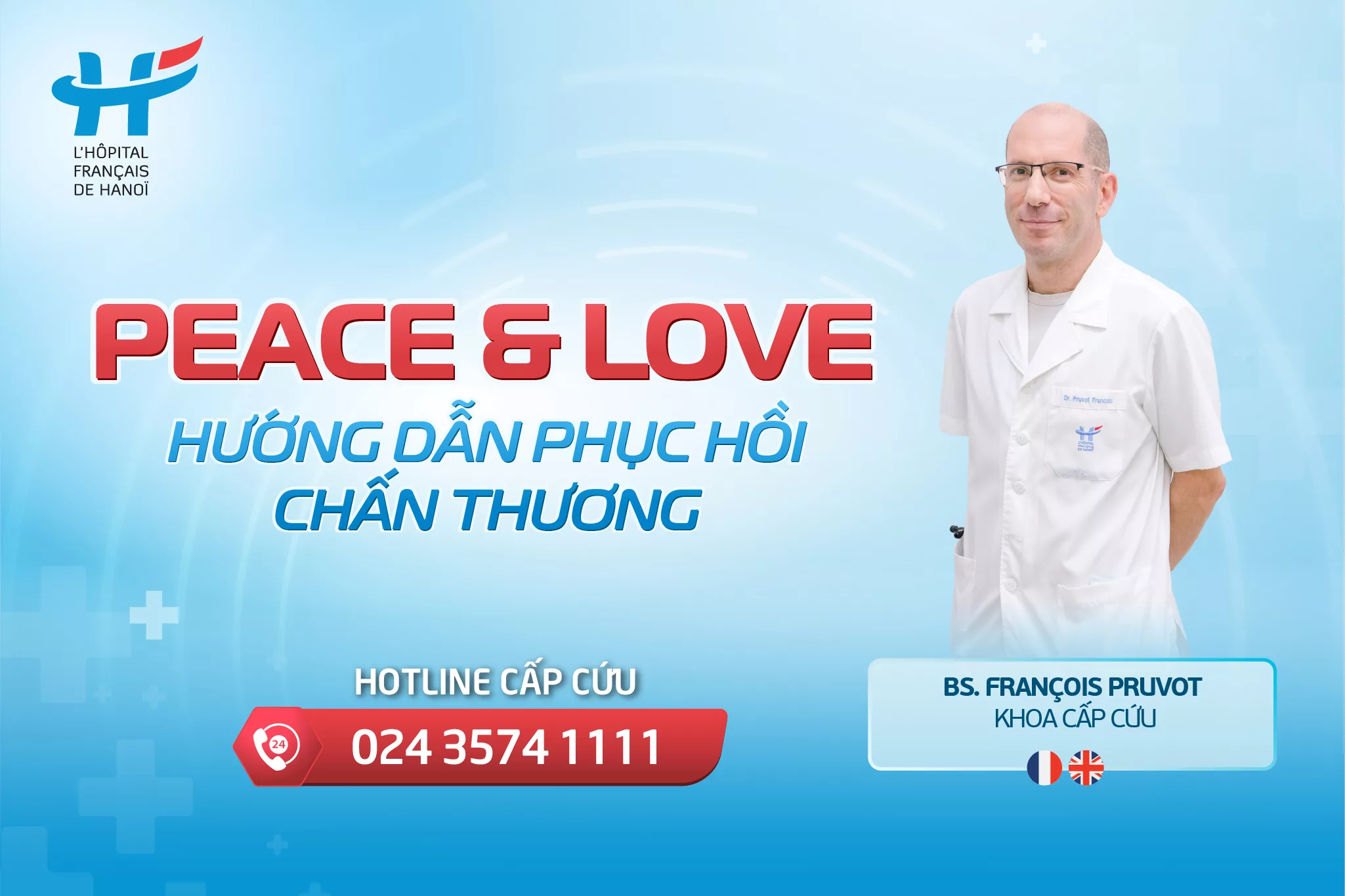 HƯỚNG DẪN PHỤC HỒI CHẤN THƯƠNG: PEACE &amp; LOVE