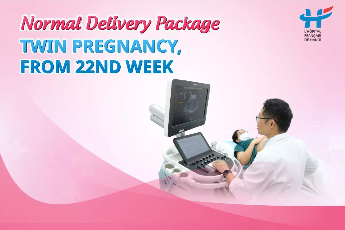 Normal Delivery Package: Twin Pregnancy – from 22nd week