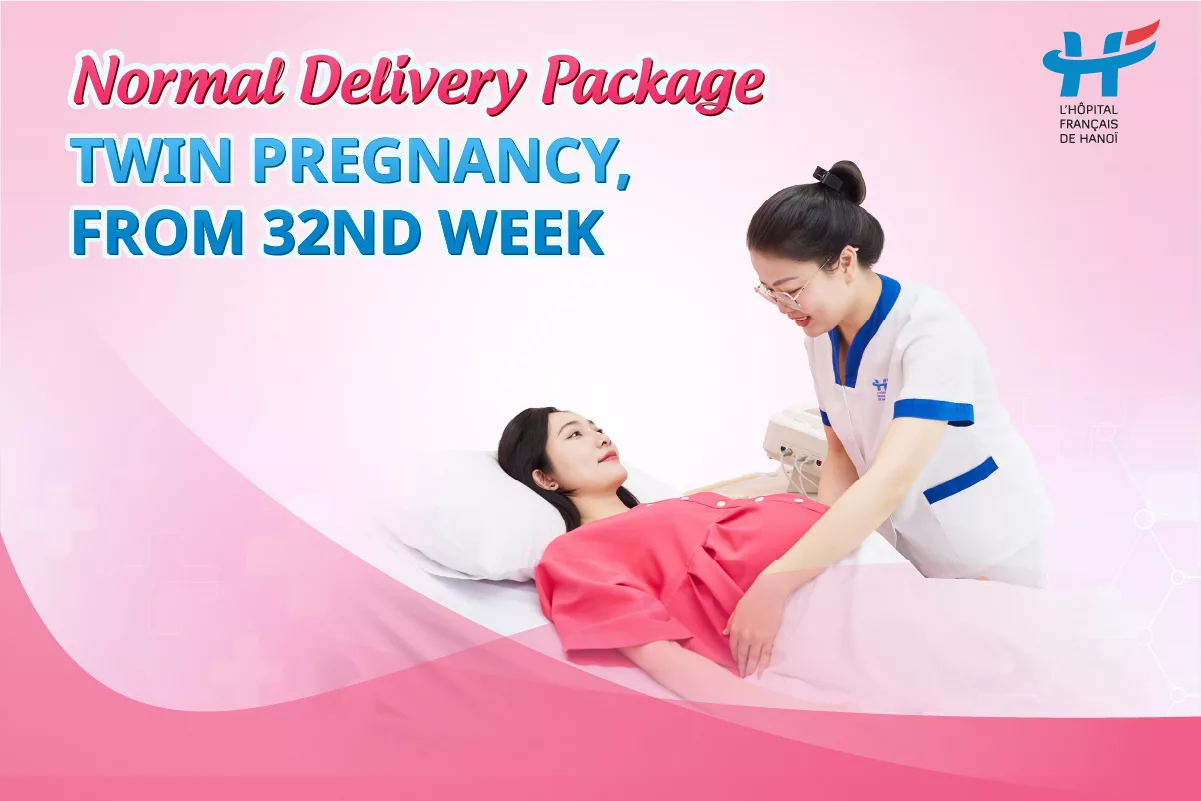 Normal Delivery Package: Twin Pregnancy – from 32nd week