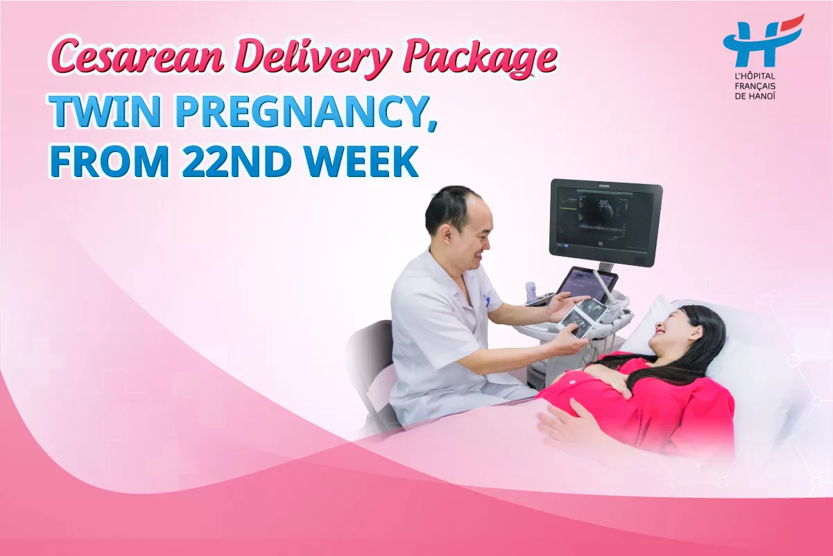Cesarean Delivery Package: Twin Pregnancy – from 22nd week