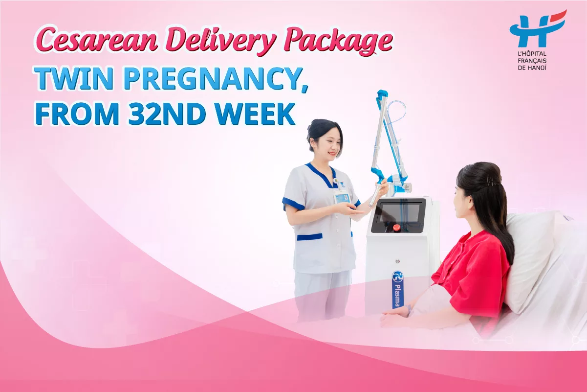 Cesarean Delivery Package: Twin Pregnancy – from 32nd week