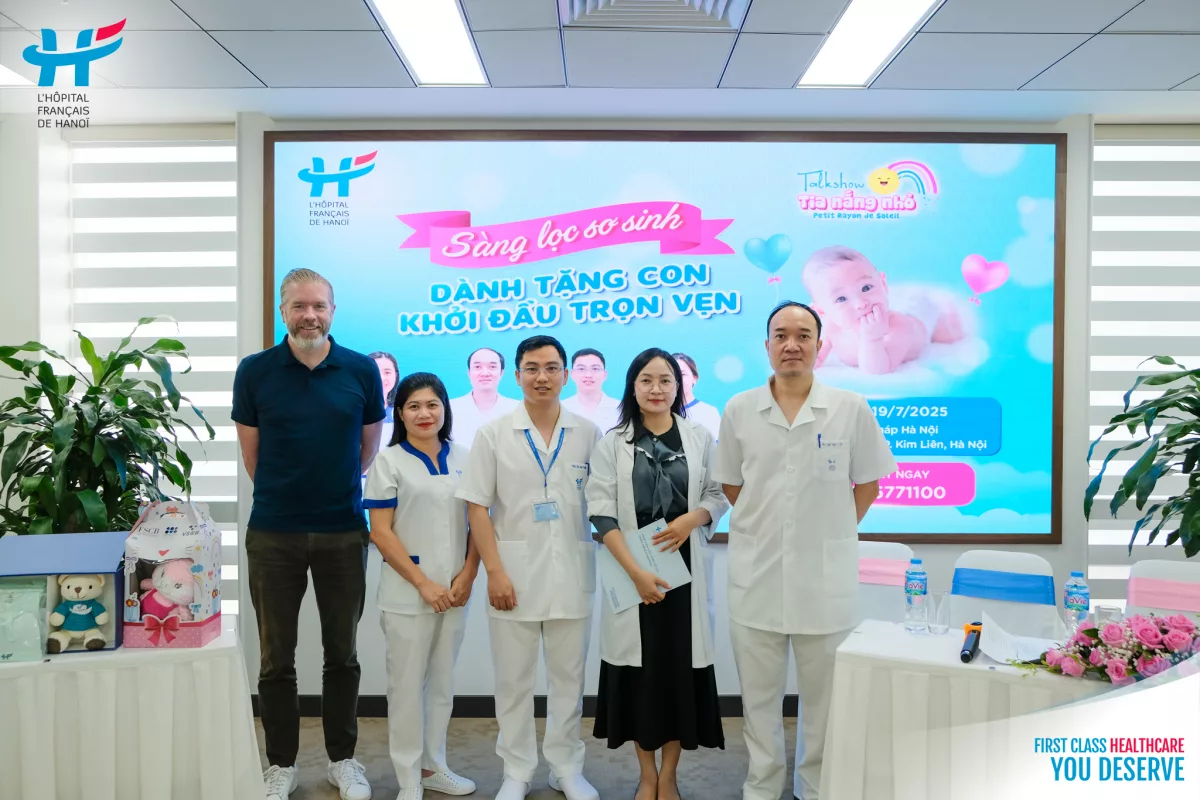 TALKSHOW “SÀNG LỌC SƠ SINH – DÀNH TẶNG CON KHỞI ĐẦU TRỌN VẸN”