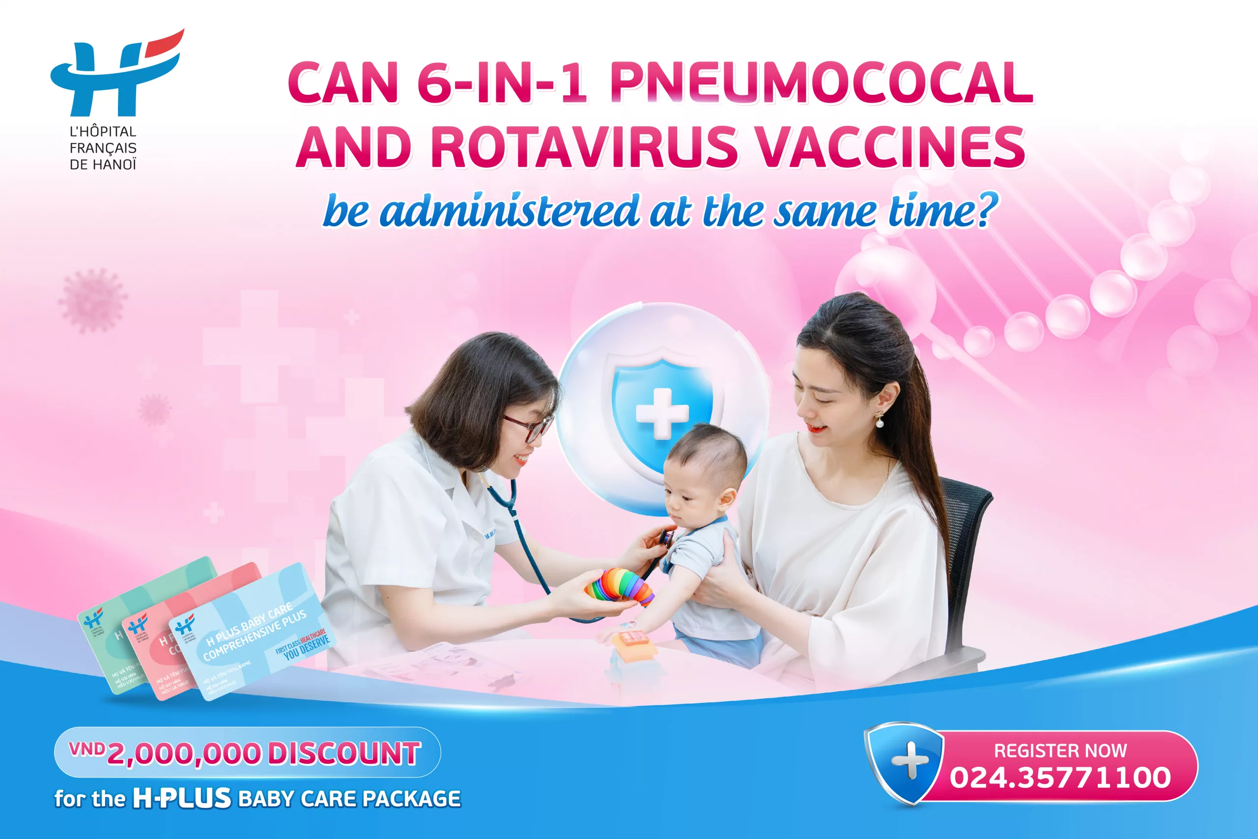 CAN 6-IN-1, PNEUMOCOCCAL AND ROTAVIRUS VACCINES BE ADMINISTERED AT THE SAME TIME?