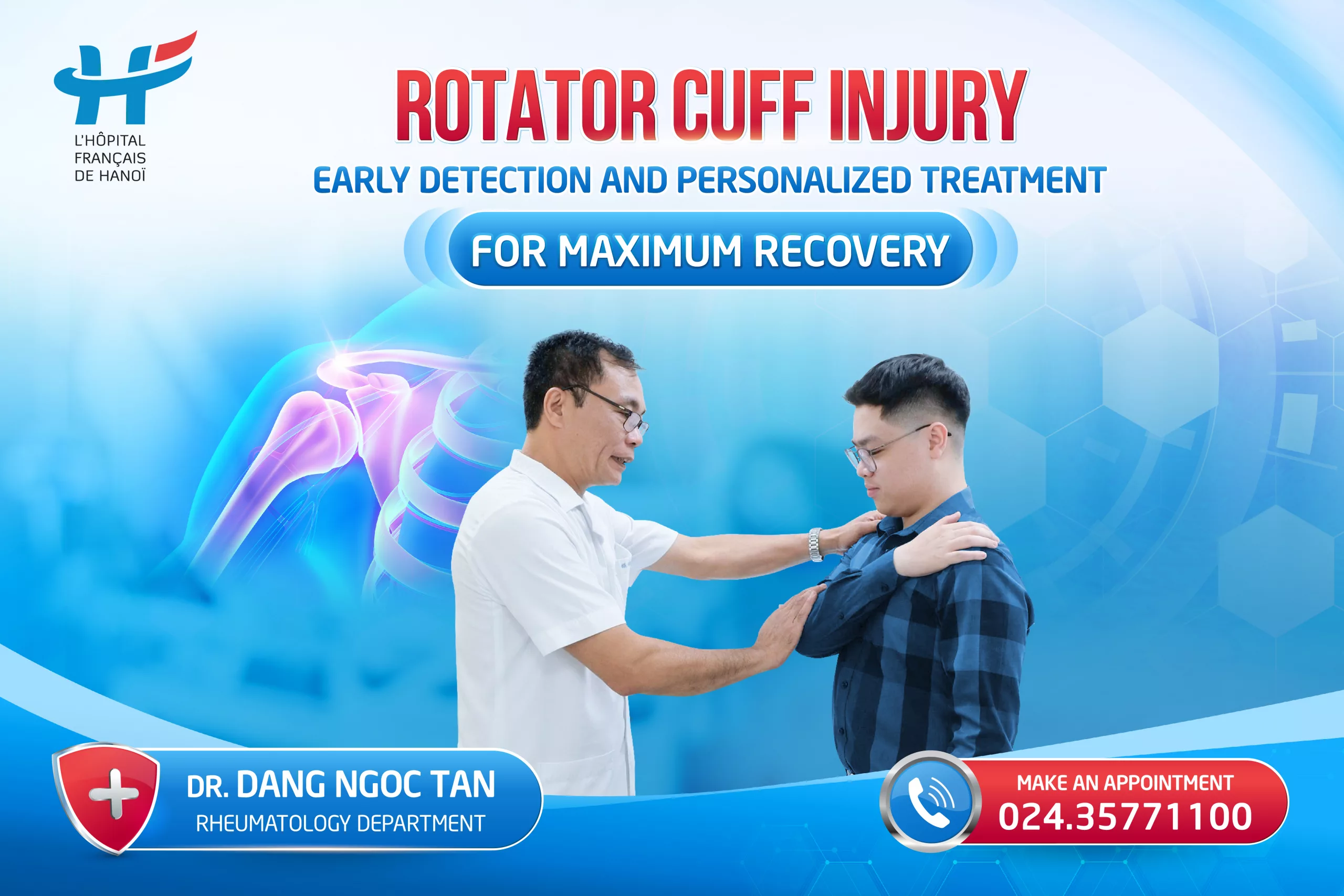 ROTATOR CUFF INJURY: EARLY DETECTION AND PERSONALIZED TREATMENT FOR MAXIMUM RECOVERY