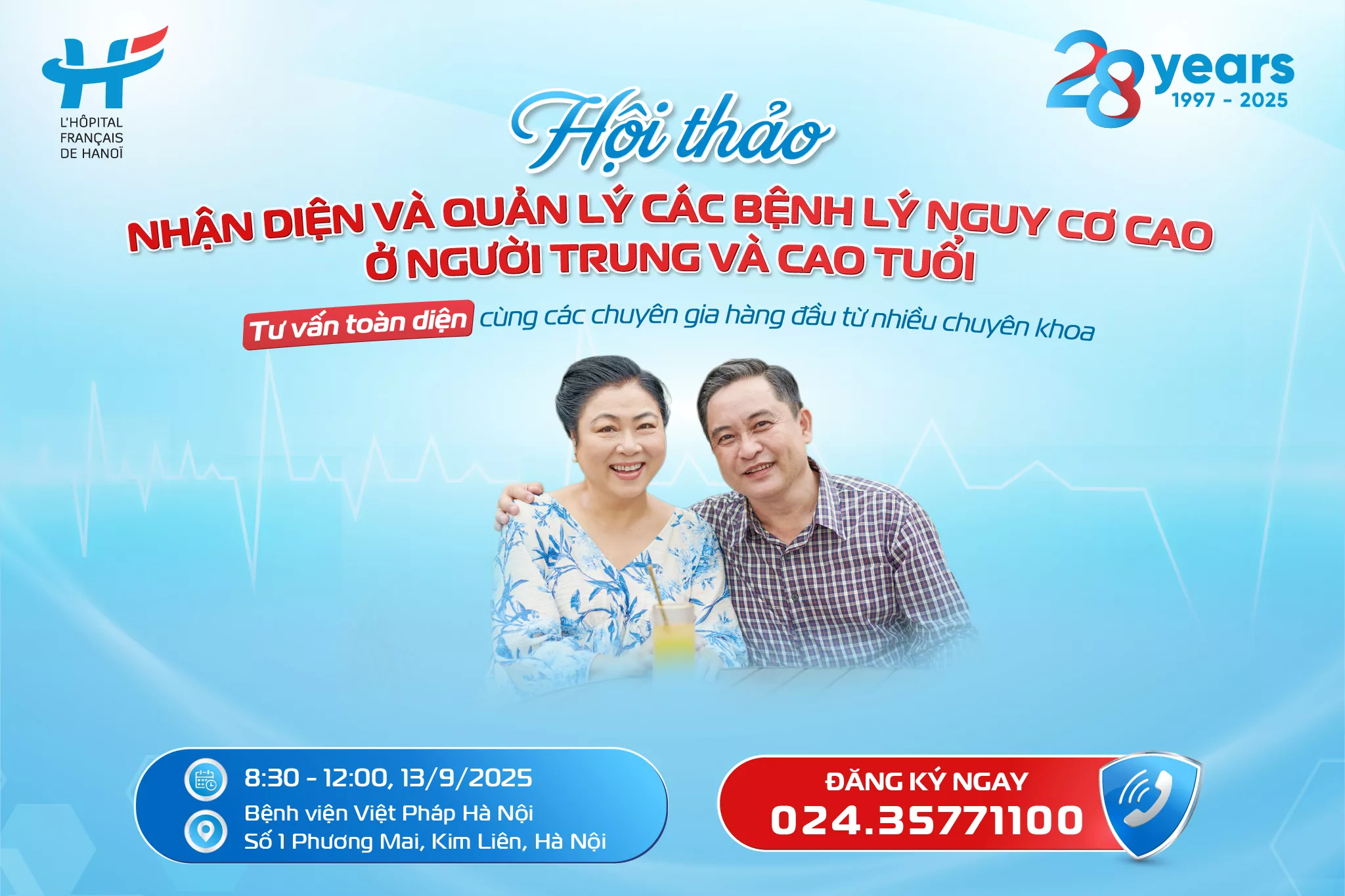 THƯ MỜI HỘI THẢO: “NHẬN DIỆN VÀ QUẢN LÝ CÁC BỆNH LÝ NGUY CƠ CAO Ở NGƯỜI TRUNG VÀ CAO TUỔI&#8221;