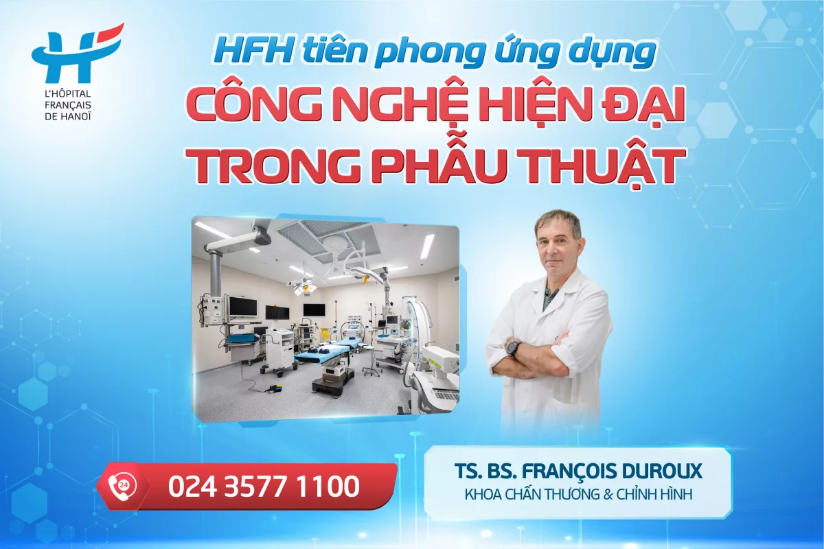 HFH tiên phong ứng dụng công nghệ hiện đại trong phẫu thuật