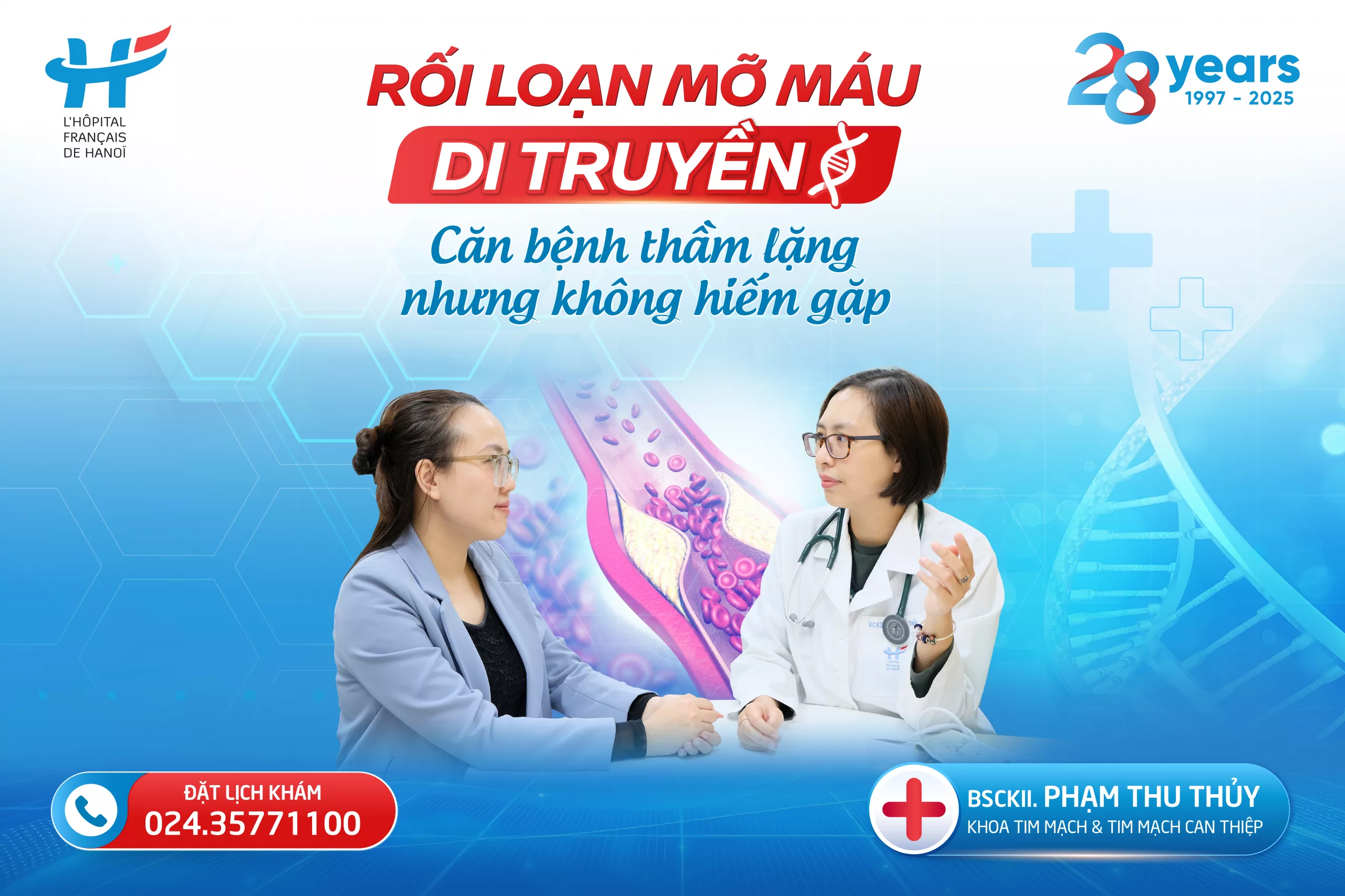 RỐI LOẠN MỠ MÁU DI TRUYỀN – CĂN BỆNH THẦM LẶNG NHƯNG KHÔNG HỀ HIẾM GẶP