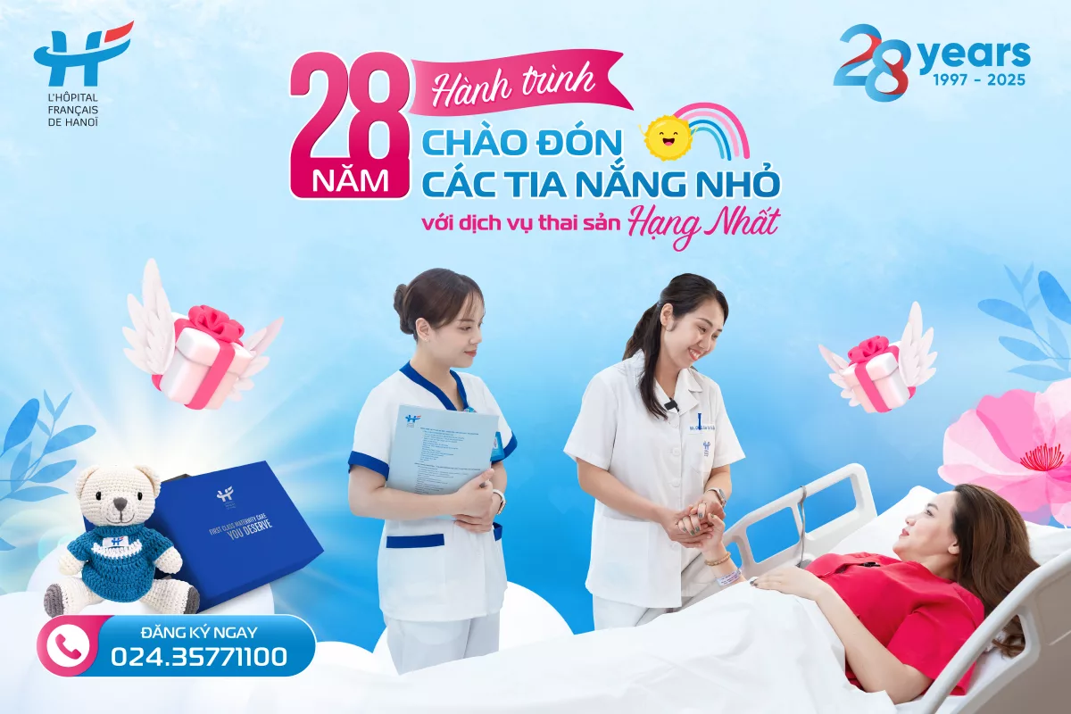 28 NĂM HFH – ƯU ĐÃI ĐẶC BIỆT DỊCH VỤ THAI SẢN HẠNG NHẤT