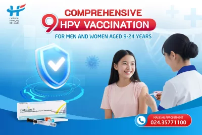 Comprehensive HPV Vaccination for Men and Women Aged 9 – 24 Years