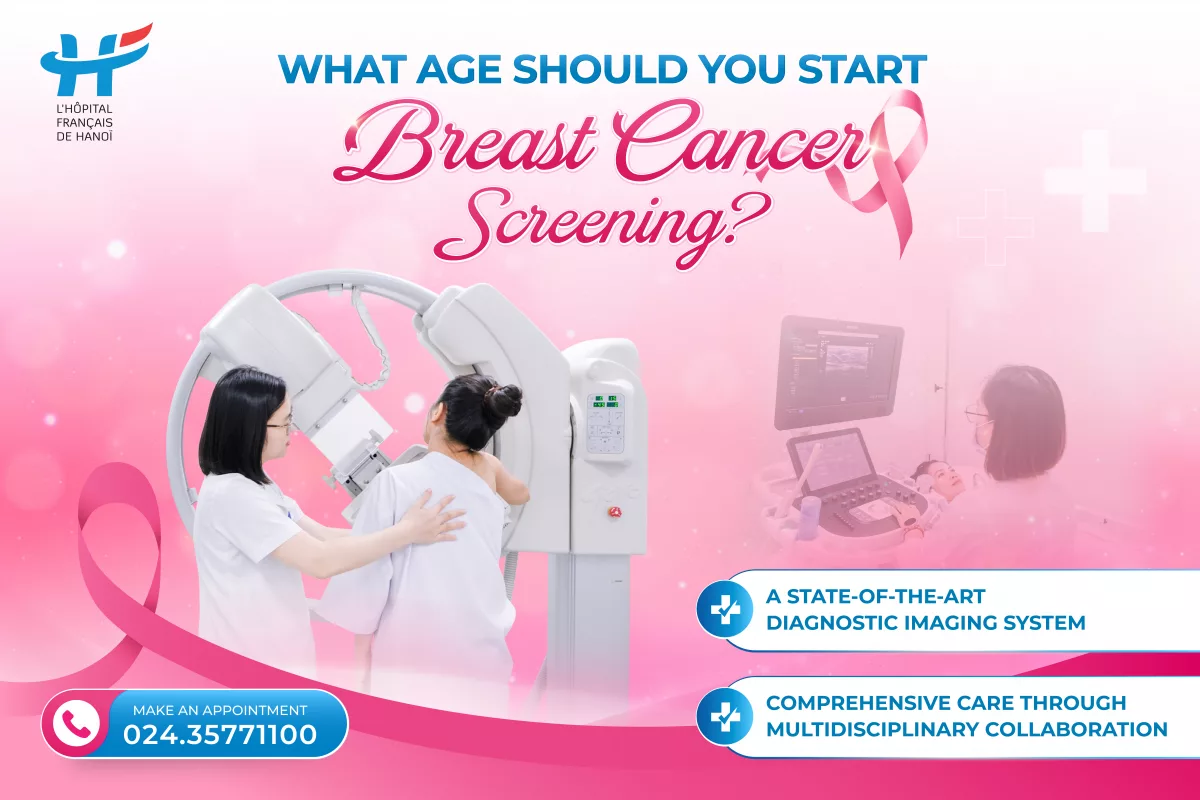 WHAT AGE SHOULD YOU START BREAST CANCER SCREENING?