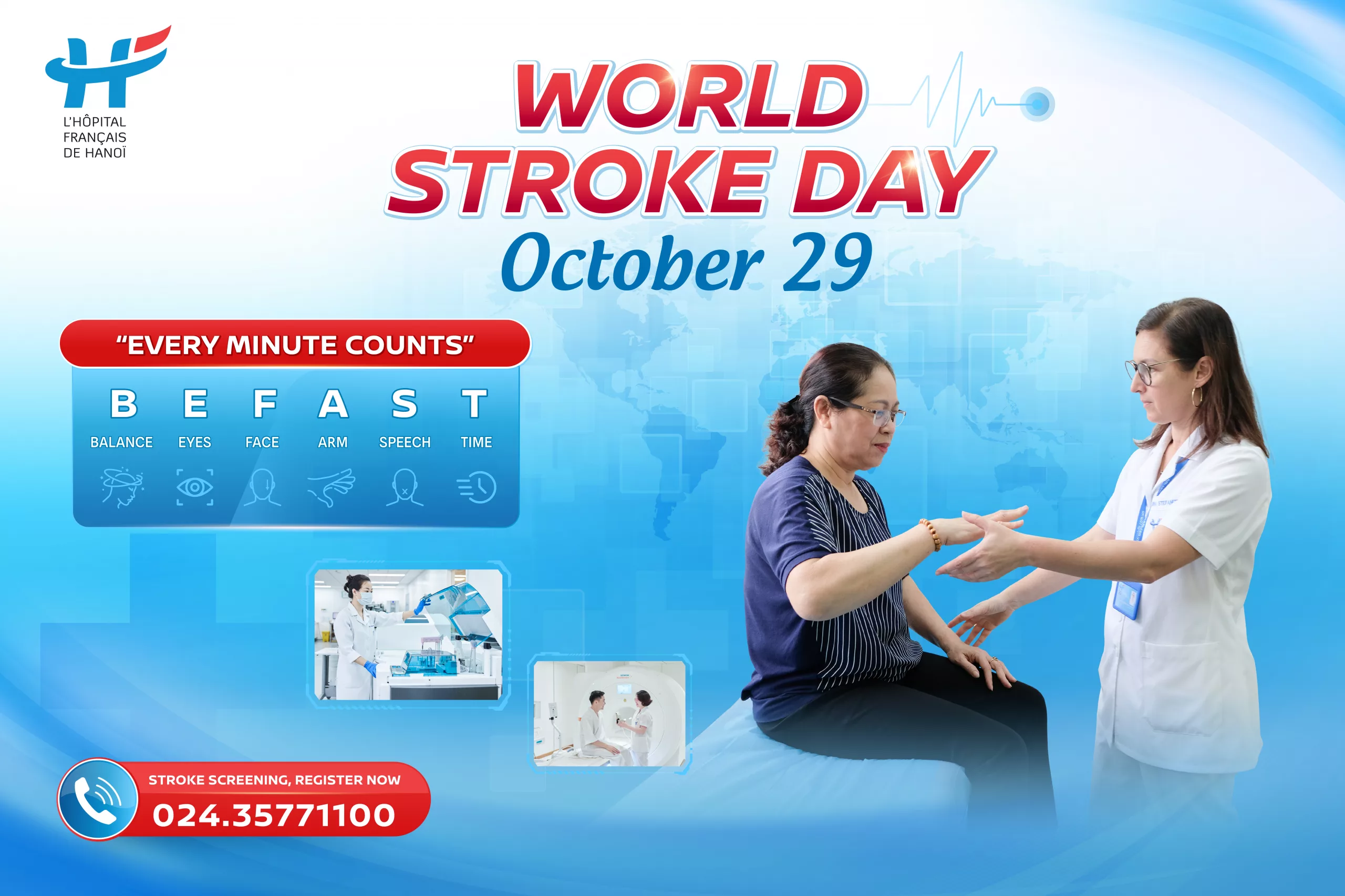 WORLD STROKE DAY (OCTOBER 29, 2025) – “EVERY MINUTE COUNTS”