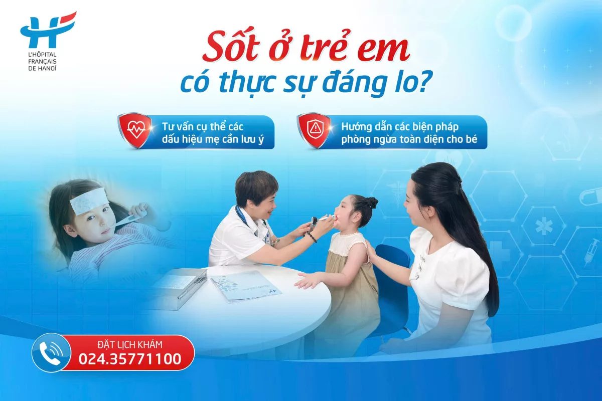 Sốt ở trẻ em có thực sự đáng lo?