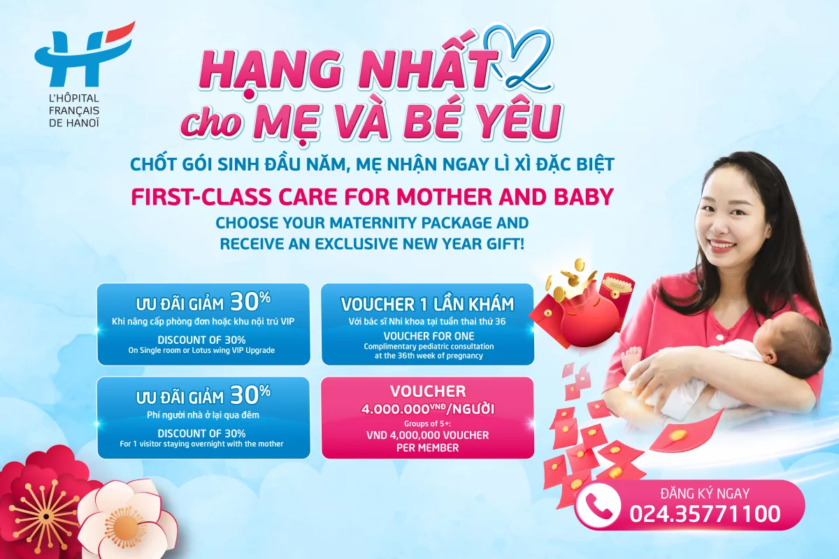 HFH FIRST-CLASS MATERNITY PACKAGE – PREPARE TO WELCOME YOUR LITTLE ONE