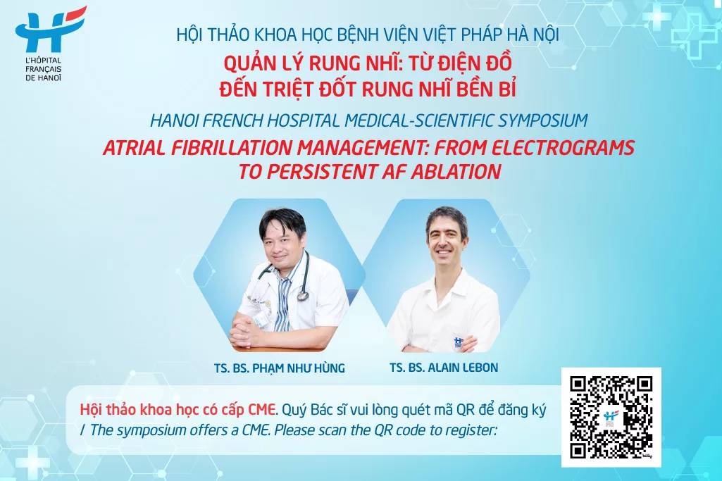 Invitation to the Medical-Scientific Symposium “Atrial Fibrillation Management: From Electrograms to Persistent AF Ablation” – October 19th, 2024, at HFH