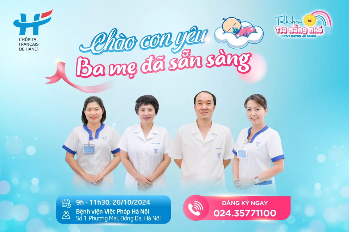 MỜI MẸ THAM DỰ TALKSHOW: “CHÀO CON YÊU, BA MẸ ĐÃ SẴN SÀNG”