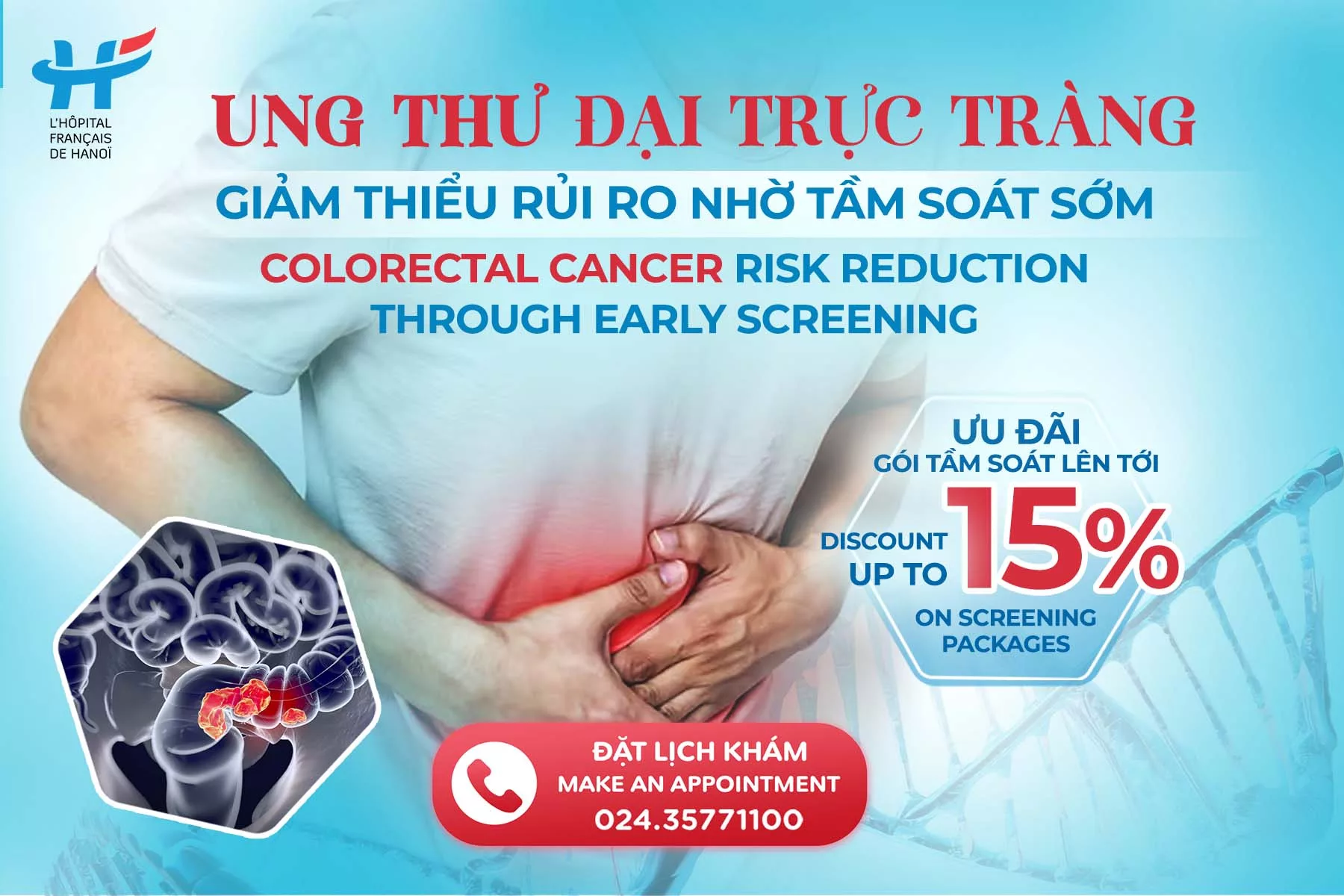 UNG THƯ ĐẠI TRỰC TRÀNG: PHÁT HIỆN SỚM &#8211; GIẢM RỦI RO