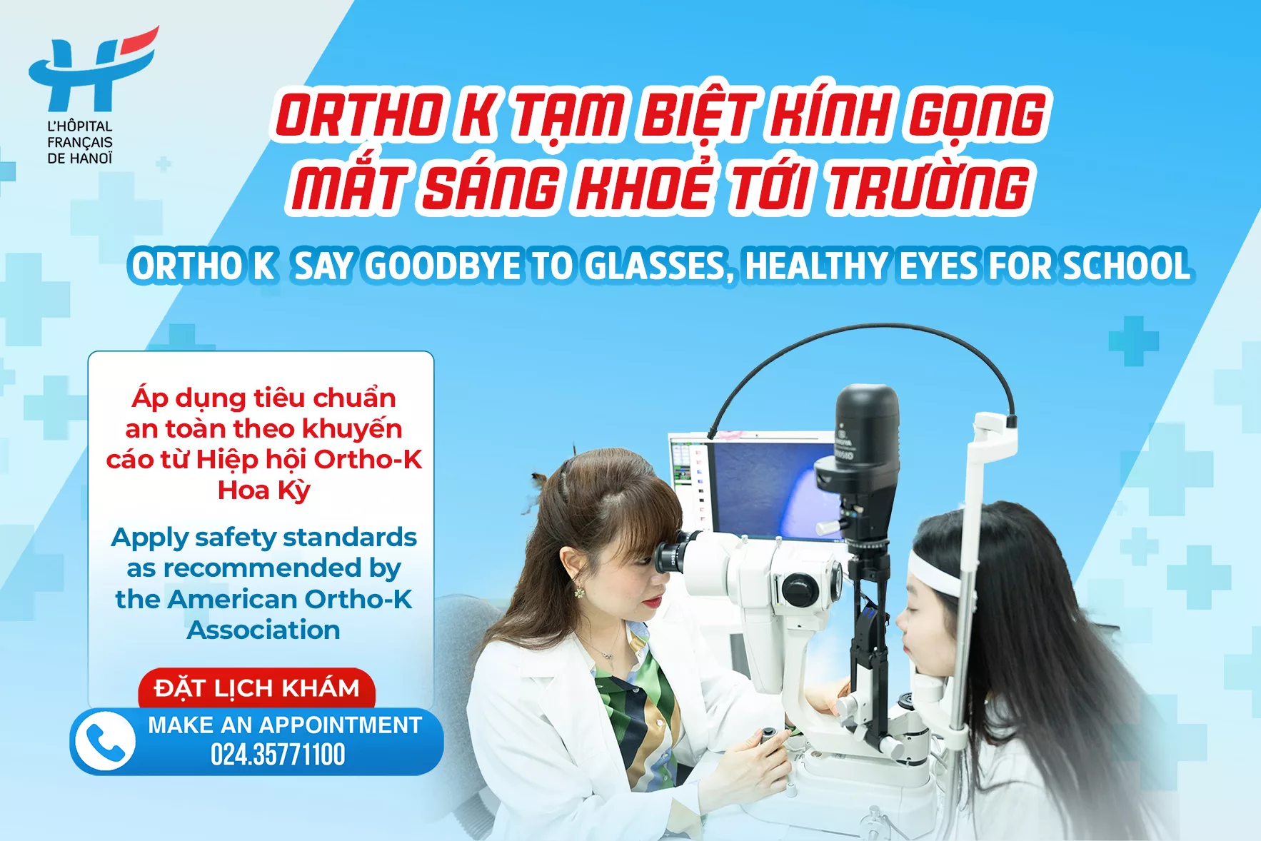 ORTHO K &#8211; TẠM BIỆT KÍNH GỌNG, MẮT SÁNG KHỎE TỚI TRƯỜNG