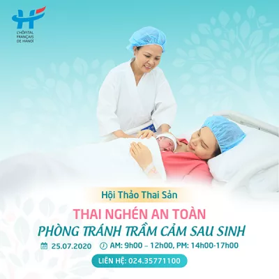 Hội thảo thai sản: Thai nghén an toàn - Trầm cảm sau sinh
