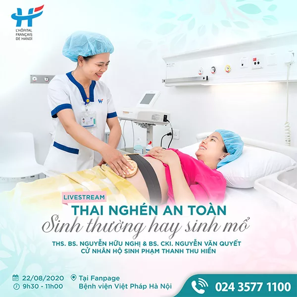 Hội thảo thai sản trực tuyến: Thai nghén an toàn - Sinh thường hay sinh mổ