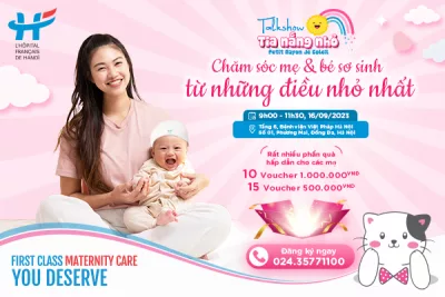 MỜI MẸ THAM DỰ TALKSHOW TIA NẮNG NHỎ CHĂM SÓC MẸ VÀ BÉ SƠ SINH TỪ NHỮNG ĐIỀU NHỎ NHẤT