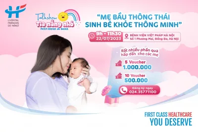 MỜI MẸ THAM DỰ TALKSHOW: MẸ BẦU THÔNG THÁI, SINH BÉ KHỎE THÔNG MINH