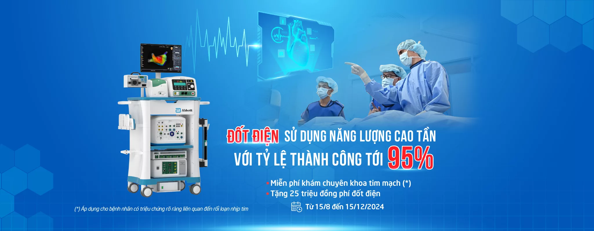 ĐỐT ĐIỆN BẰNG NĂNG LƯỢNG CAO TẦN VỚI TỶ LỆ THÀNH CÔNG TỚI 95%