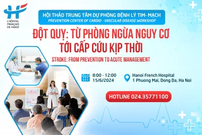 THƯ MỜI HỘI THẢO &quot;ĐỘT QUỴ: TỪ PHÒNG NGỪA NGUY CƠ TỚI CẤP CỨU KỊP THỜI&quot;