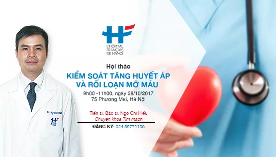 Hội thảo: Kiểm soát tăng huyết áp và rối loạn mỡ máu