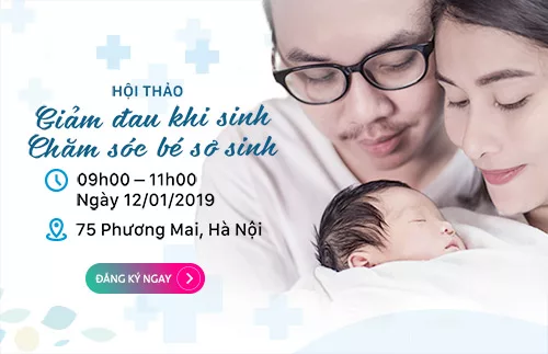 Hội thảo thai sản: Giảm đau khi sinh &amp; Chăm sóc trẻ sau sinh