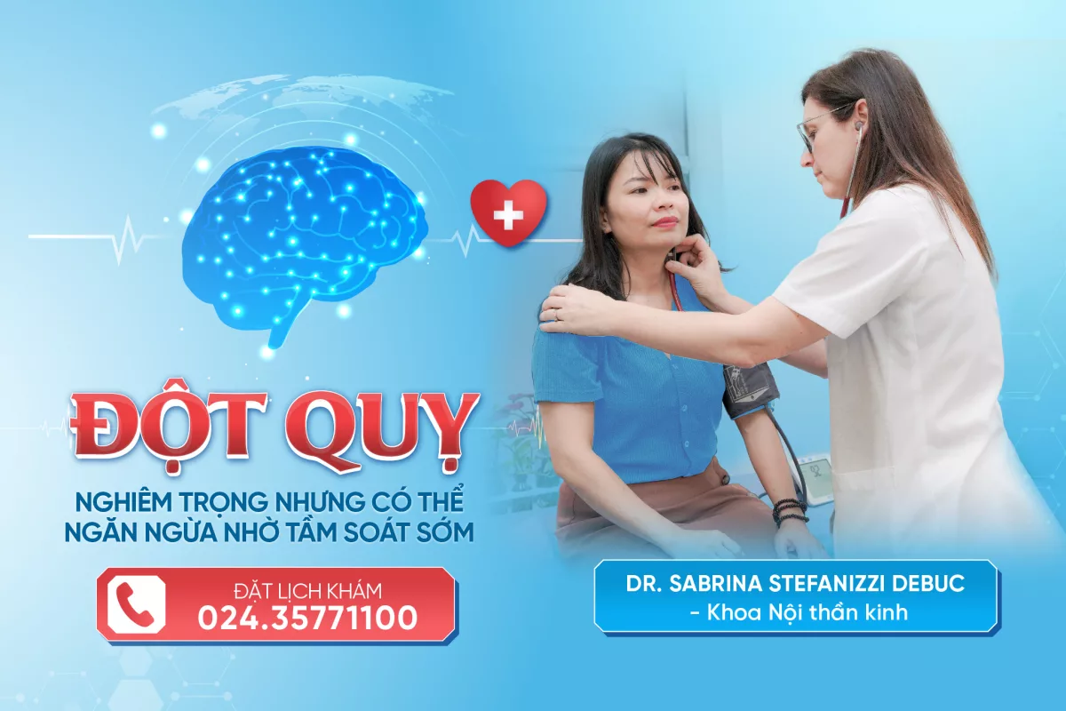 ĐỘT QUỴ - NGHIÊM TRỌNG NHƯNG CÓ THỂ NGĂN NGỪA NHỜ TẦM SOÁT SỚM
