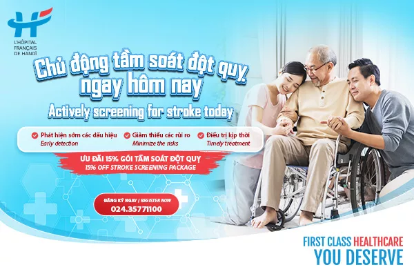 Promotion for Stroke Screening Program on occasion of HFH’ launch of the Center of Prevention, Diagnosis and Management of Vascular Diseases