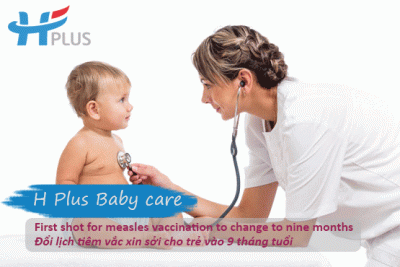 H Plus Baby care: first shot for measles vaccination to change to nine months with booster at 15 months