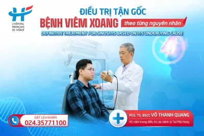 ĐIỀU TRỊ TẬN GỐC BỆNH VIÊM XOANG THEO TỪNG NGUYÊN NHÂN