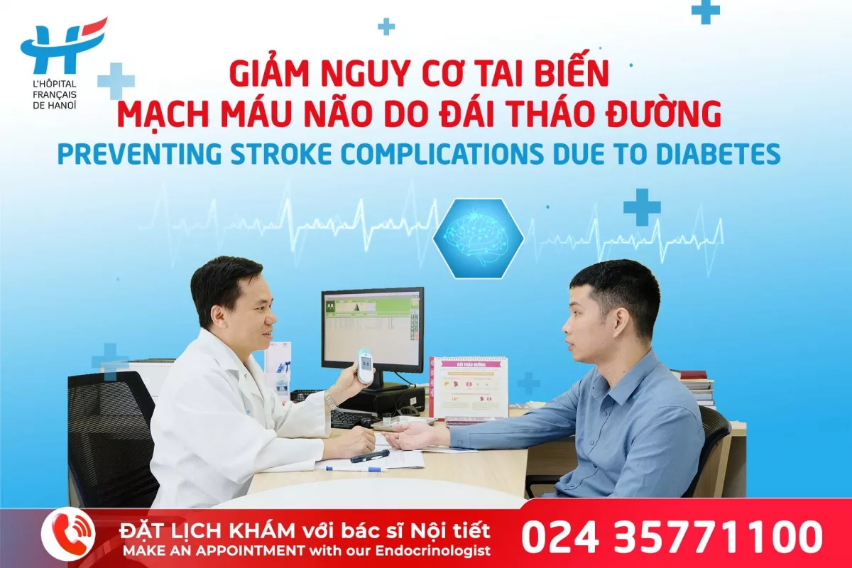 PHÒNG NGỪA BIẾN CHỨNG TAI BIẾN MẠCH MÁU NÃO DO ĐÁI THÁO ĐƯỜNG
