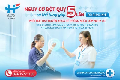 NGUY CƠ ĐỘT QUỴ CÓ THỂ TĂNG GẤP 5 LẦN DO RUNG NHĨ